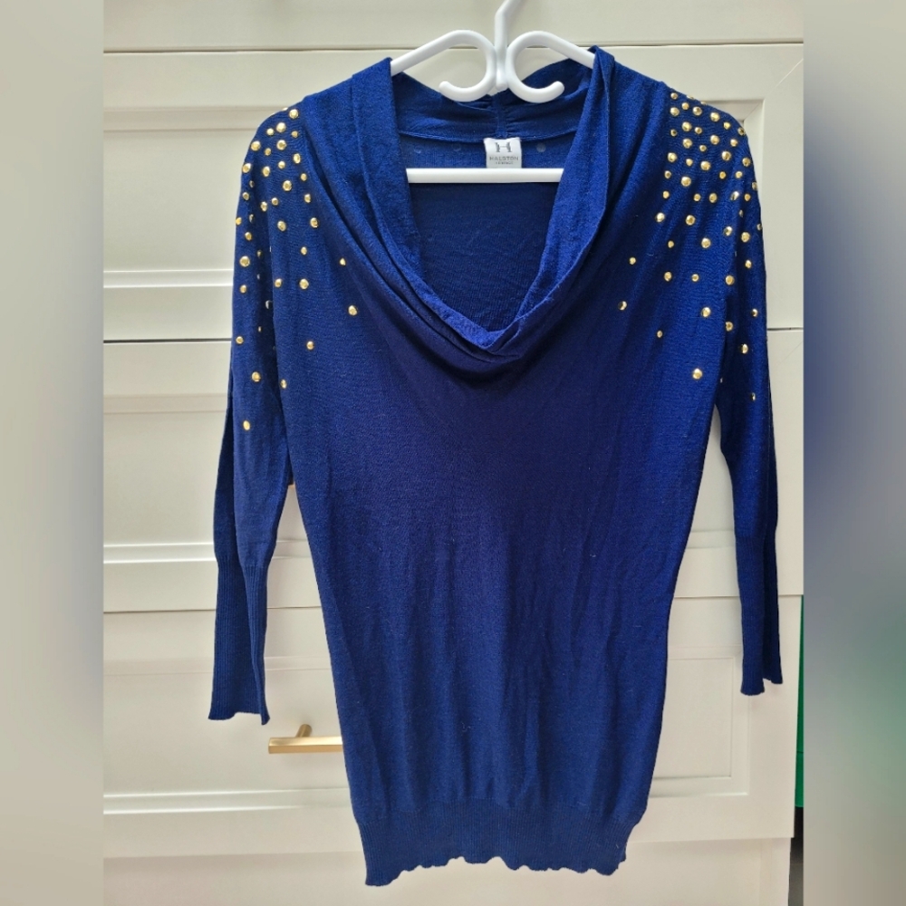 Halston Heritage Silk Blend Sweater S
